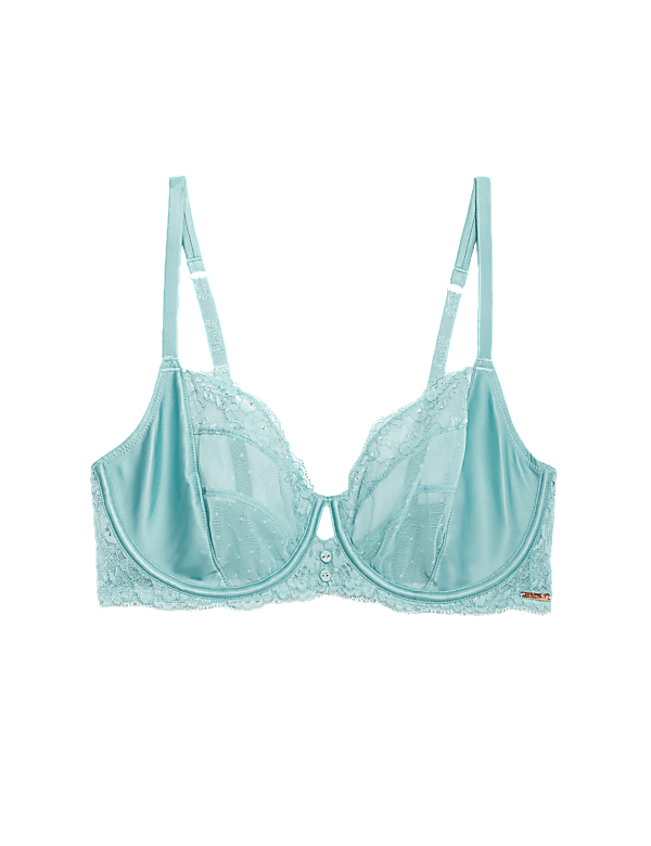 Aster Sparkle Lace Wired Balcony Bra A-E