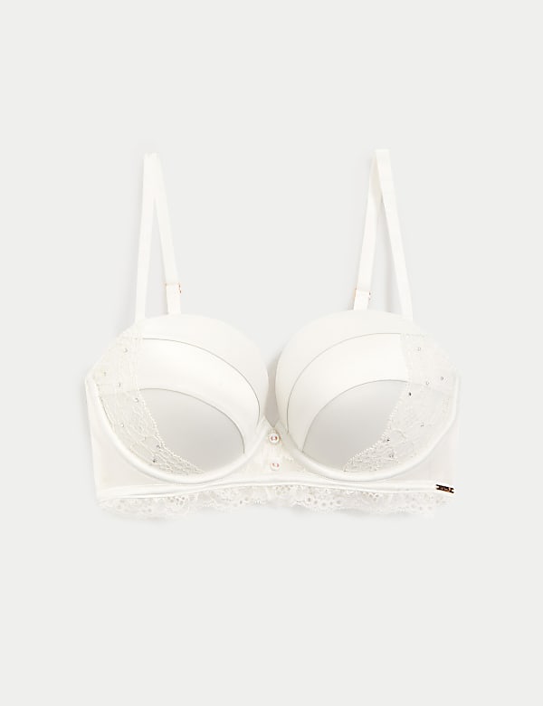 Aster Sparkle Lace Wired Push-Up Multiway Bra A-E - BN