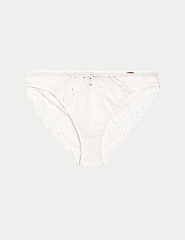 Aster Sparkle Lace High Leg Knickers - RO