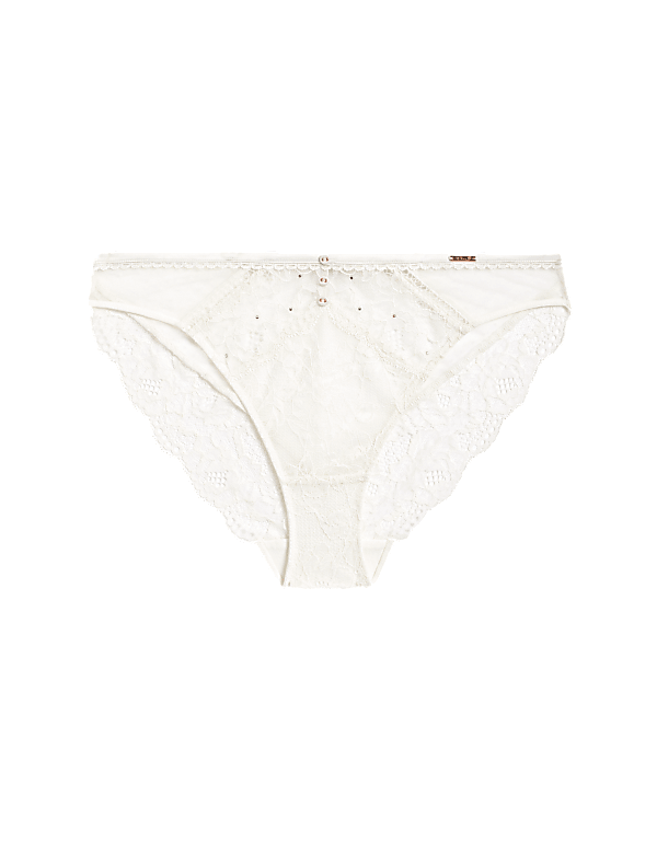 Aster Sparkle Lace High Leg Knickers