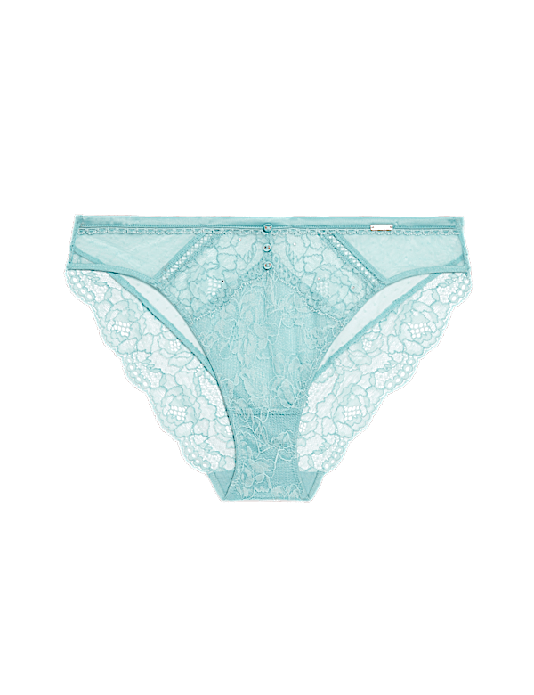 Aster Sparkle Lace High Leg Knickers
