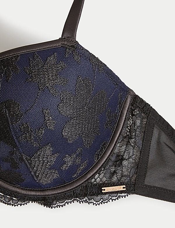 Cosmos Wired Push Up Balcony Bra A-E