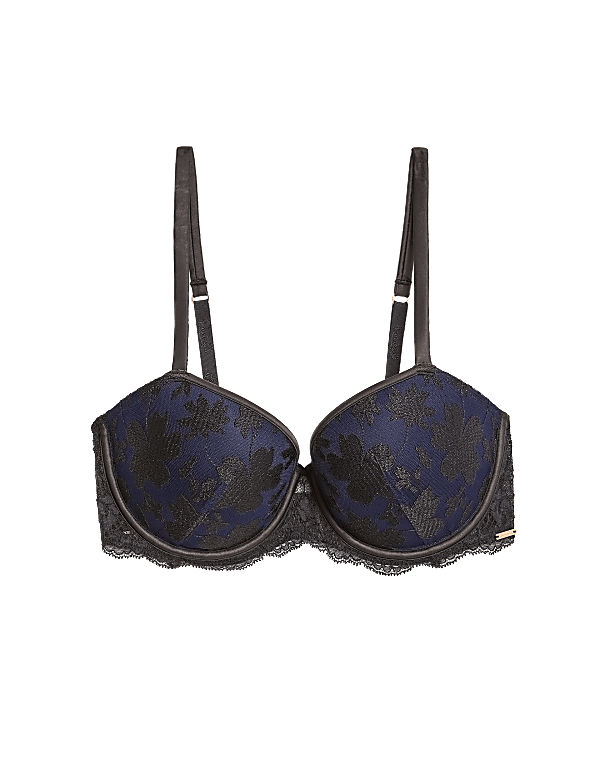 Cosmos Wired Push Up Balcony Bra A-E