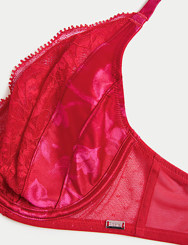 Peony Silk & Lace Wired Plunge Bra (A-E)