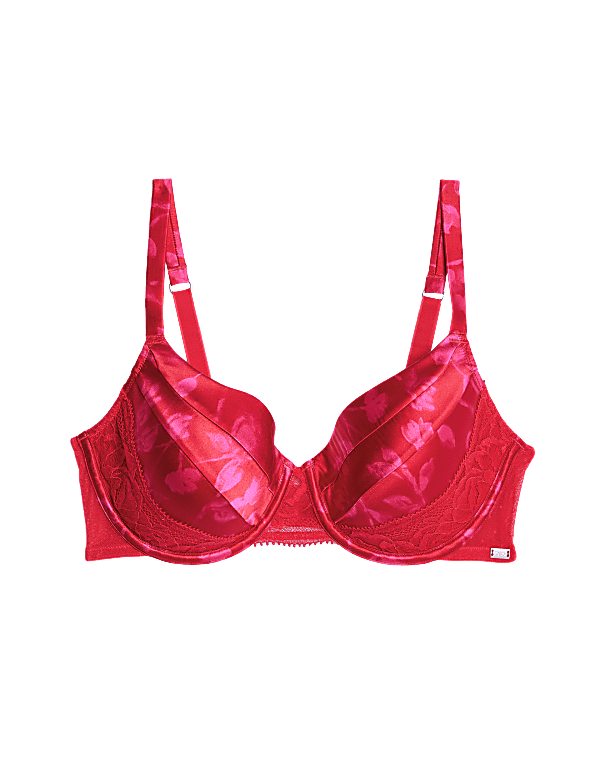 Peony Silk & Lace Wired Full Cup Bra A-E