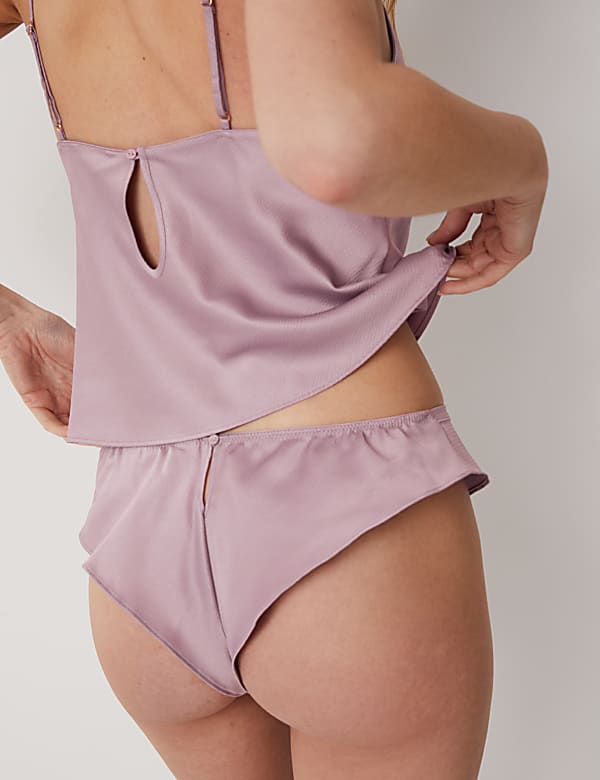Zinnia Satin French Knickers