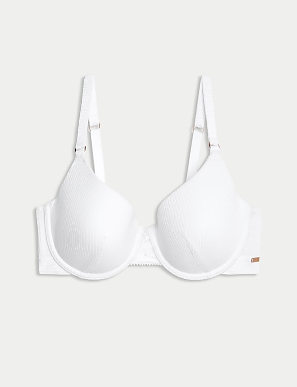 Rib & Lace Wired Full Cup Lounge Bra A-E - VN