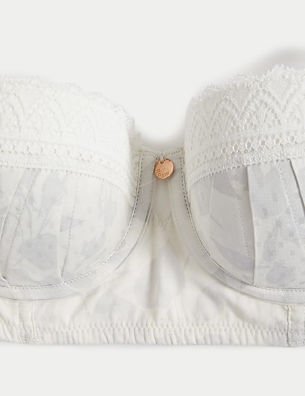 Delphine Wired Balcony Bra With Cotton (A-E)  - NZ