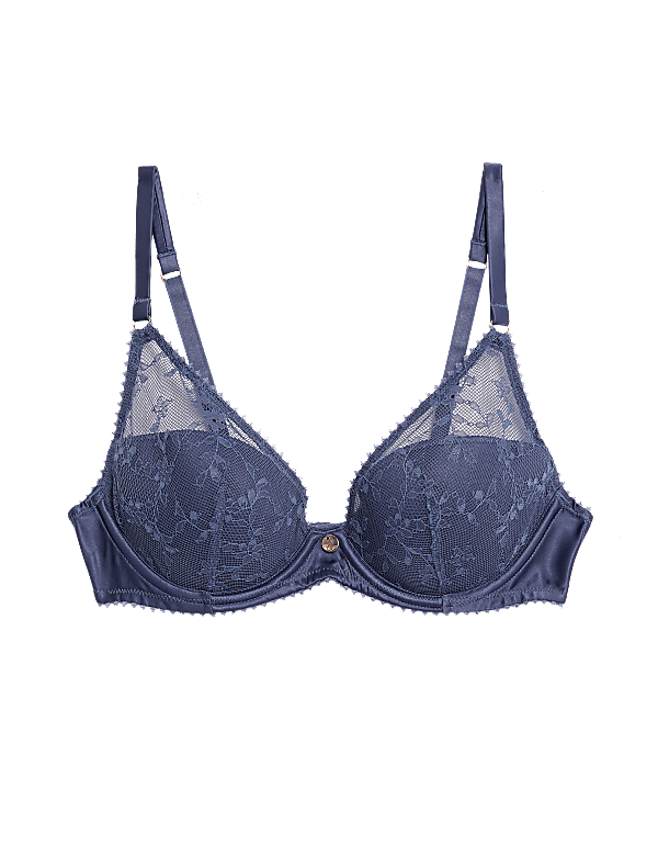 Rosa Lace Wired Plunge Bra A-E
