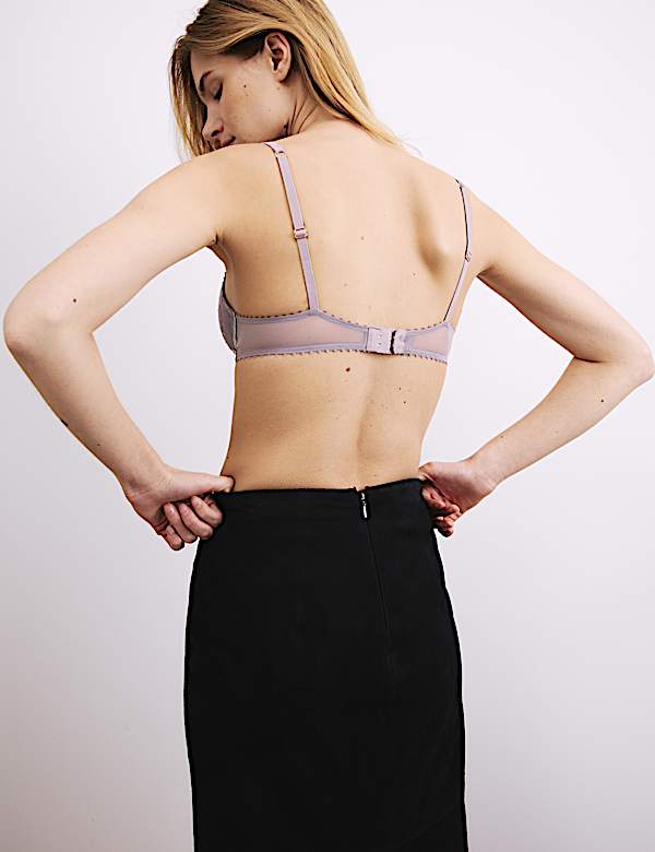 Dekoltová podprsenka Rosa s kosticemi a krajkou, vel. A–E - CZ