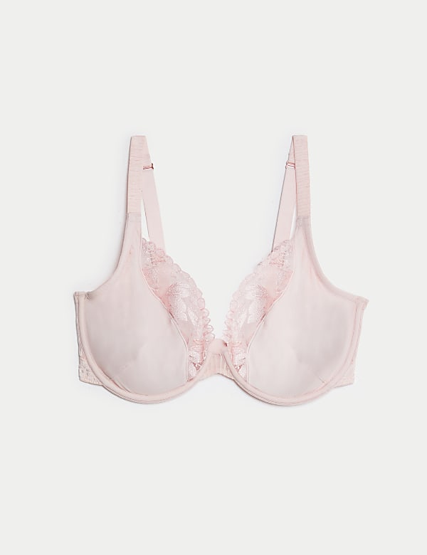 Jasmine Embroidered Wired Plunge Bra F-H - FI