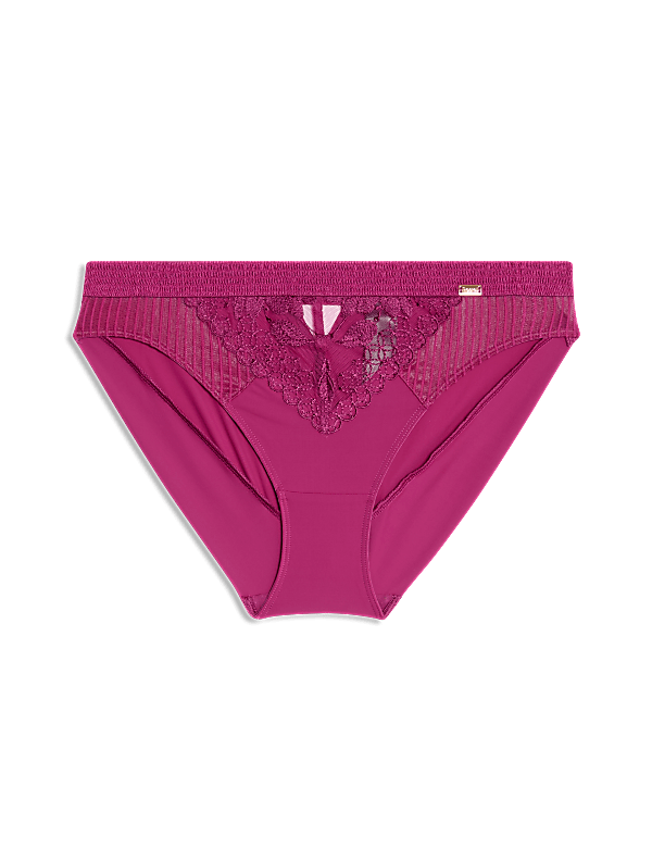 Jasmine Embroidery High Leg Knickers