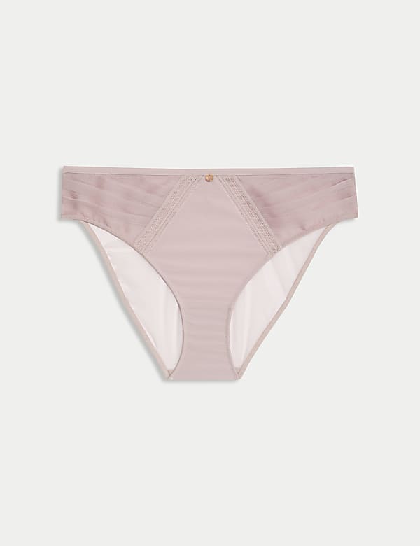 Lotus Chiffon High Waisted High Leg Knickers - RO