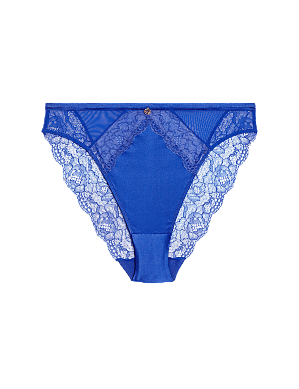Fleur High Waisted High Leg Knickers