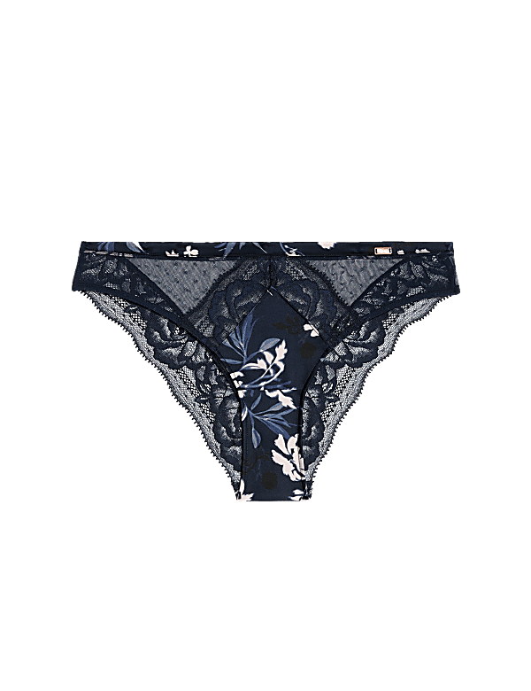 Lantana Silk & Lace Brazilian Knickers