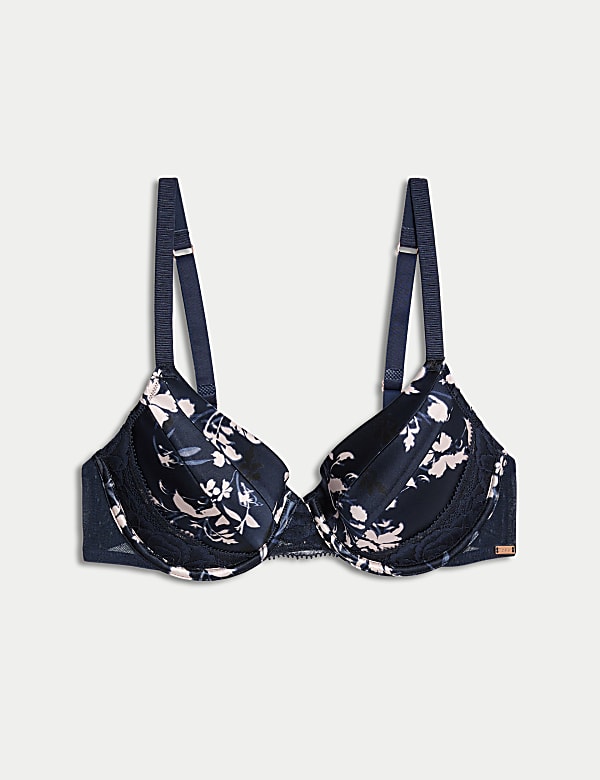 Lantana Silk & Lace Wired Full Cup Bra (A-E) - CY