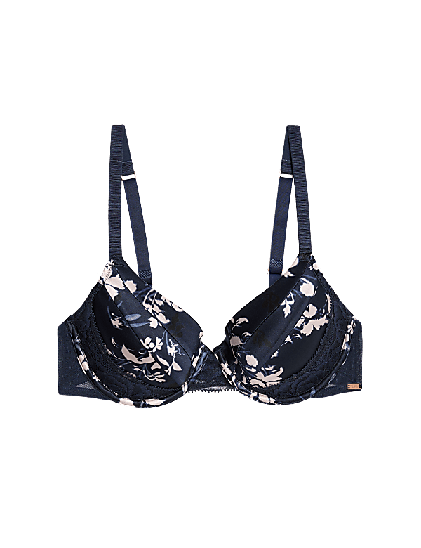 Lantana Silk & Lace Wired Full Cup Bra (A-E)