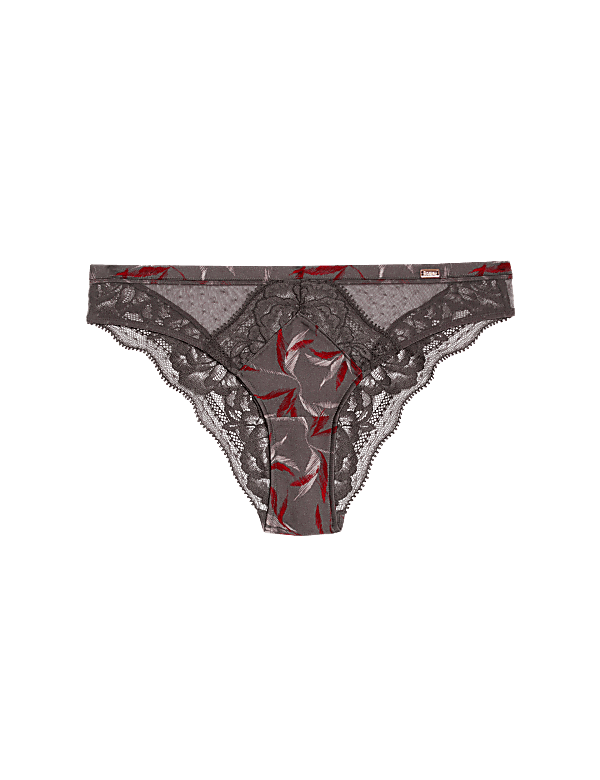 Mimosa Silk & Lace Brazilian Knickers