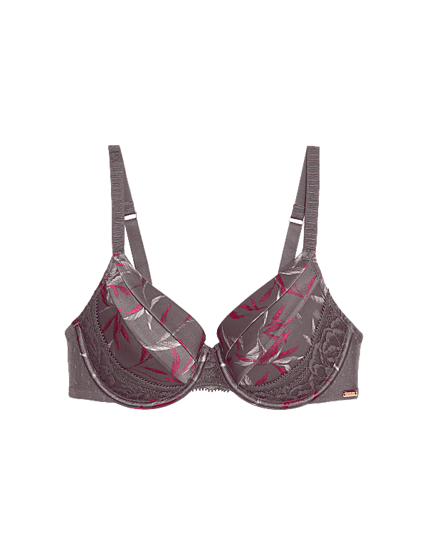 Mimosa Silk & Lace Wired Full Cup Bra (A-E)