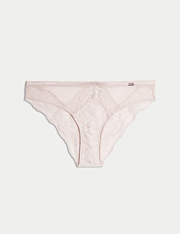 Silk & Lace Brazilian Knickers - VN