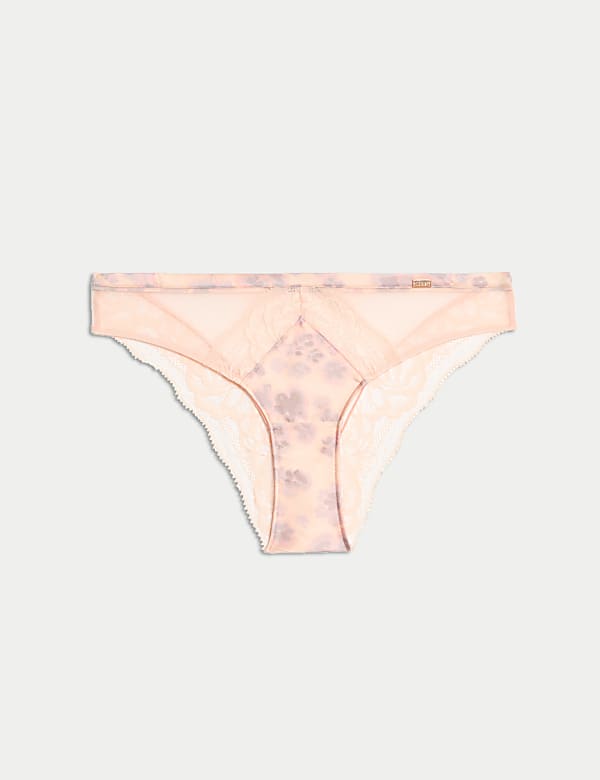 Tanga en soie à motif fleurs de cerisier - LU