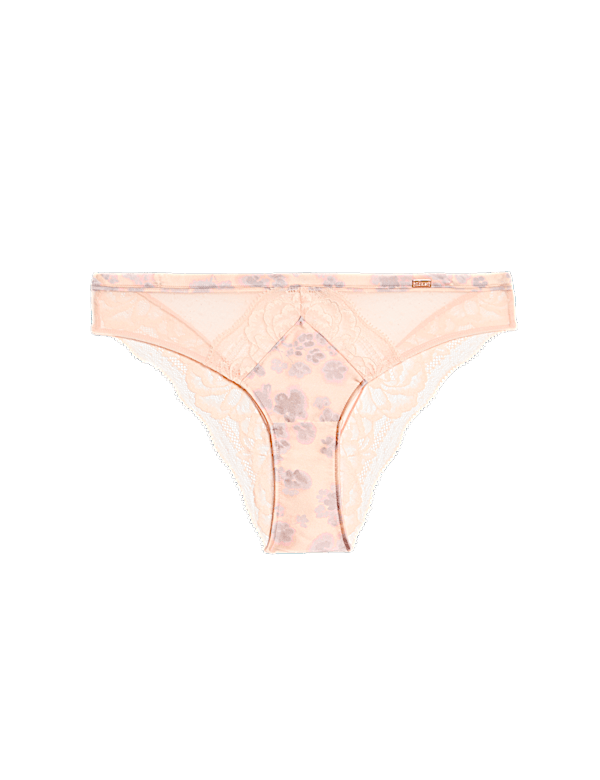 Cherry Blossom Silk Brazilian Knickers
