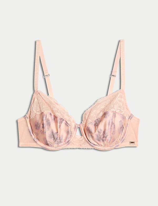 Cherry Blossom Silk Wired Balcony Bra (A-E) - CY