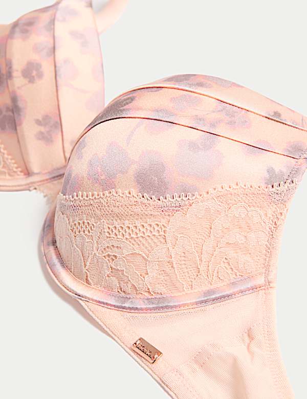Cherry Blossom Silk Wired Full Cup Bra (A-E)