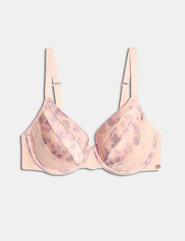 Cherry Blossom Silk Wired Full Cup Bra (A-E) - SK