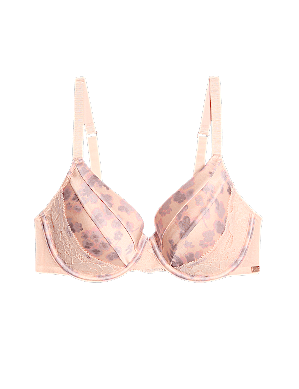 Cherry Blossom Silk Wired Full Cup Bra (A-E)
