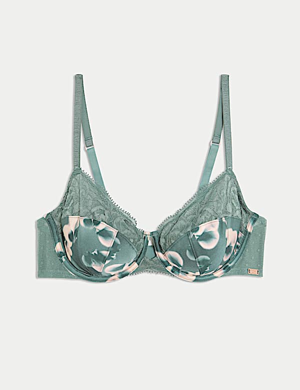 Kalina Silk & Lace Wired Balcony Bra A-E - SE