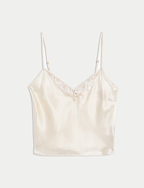 Caraco de trousseau en soie à broderie - LU