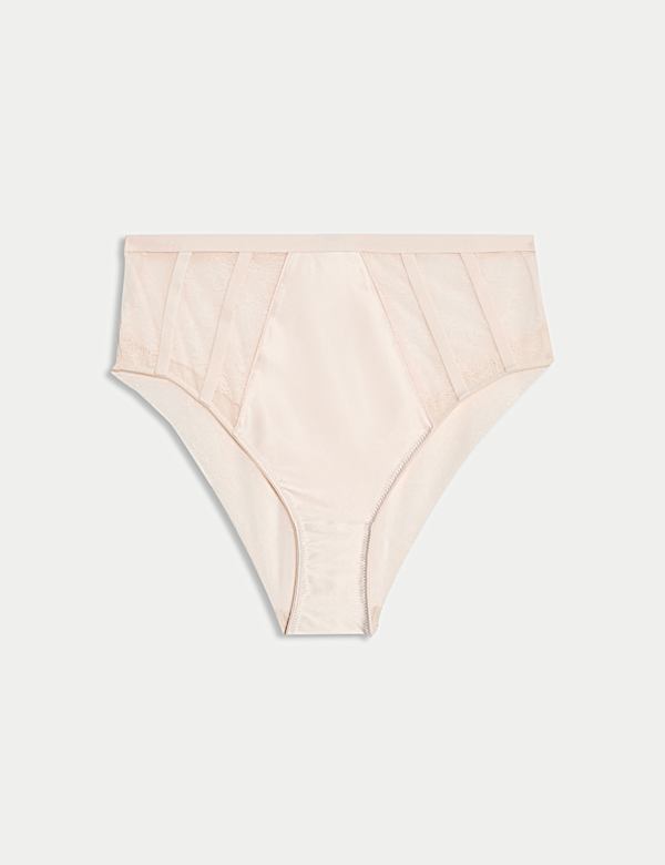 תחתוני ContourWear בגזרה גבוהה עם תחרה - IL