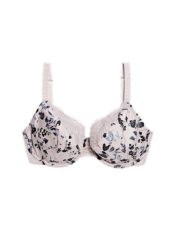 Senna Silk & Lace Wired Plunge Bra