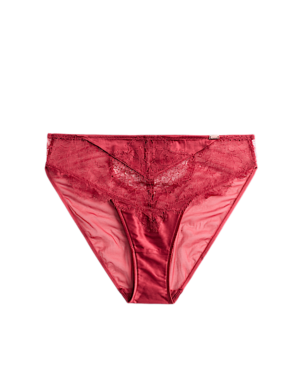 Forget Me Not Lace High Leg Knickers