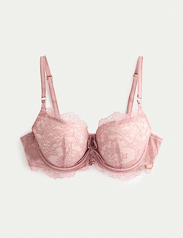Forget Me Not Lace Wired Balcony Bra A-E - SI