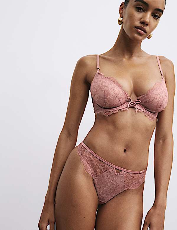 Forget Me Not Lace Thong - IL