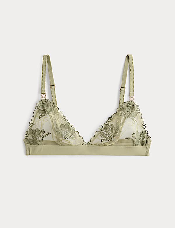 Ianthe Embroidered Non Wired Bralette (A-E) - IT