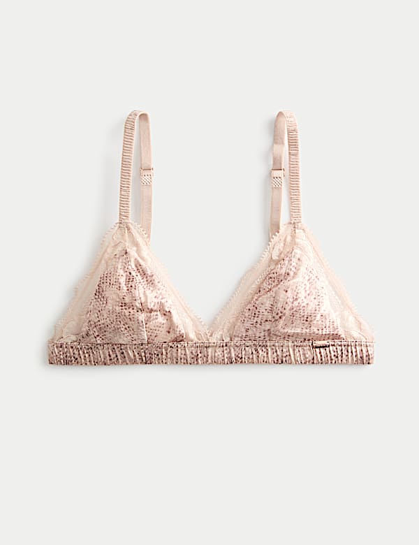 Rosalie Silk & Lace Non Wired Bralette (A-E) - LU