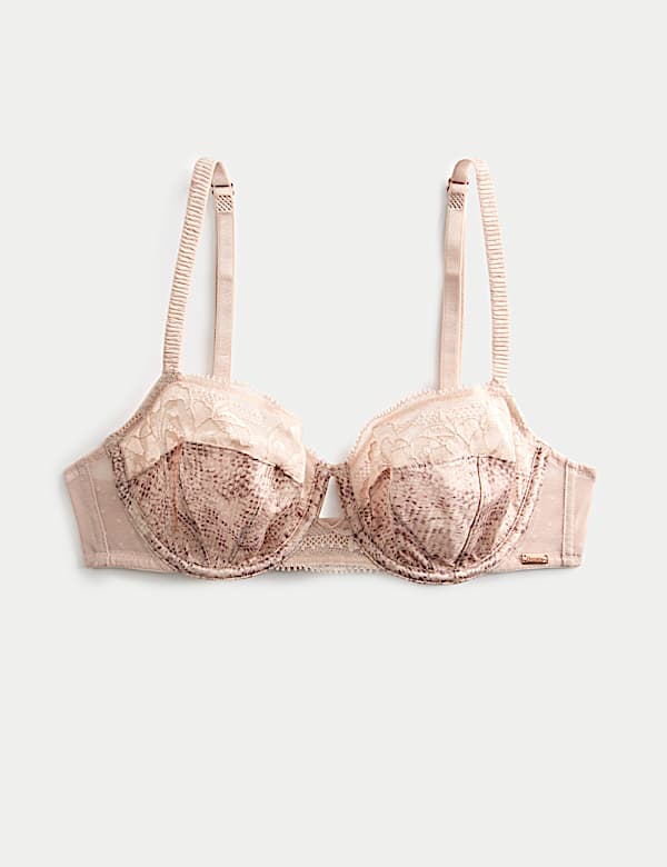 Rosalie Silk & Lace Wired Balcony Bra (A-E) - SI