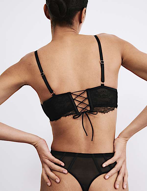 Liana Lace Wired Plunge Cami Bra (A-E) - FR