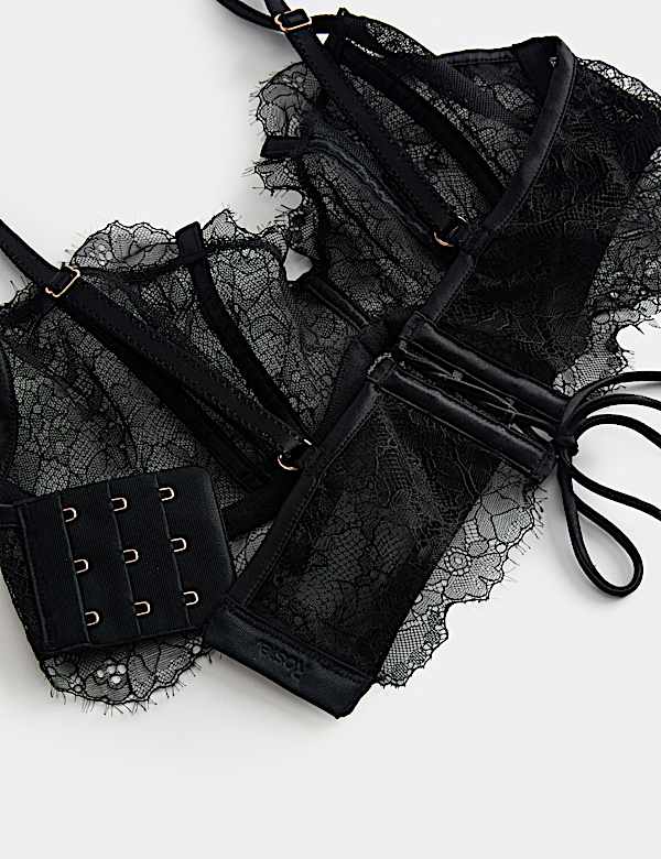 Liana Lace Wired Plunge Cami Bra (A-E) - FR