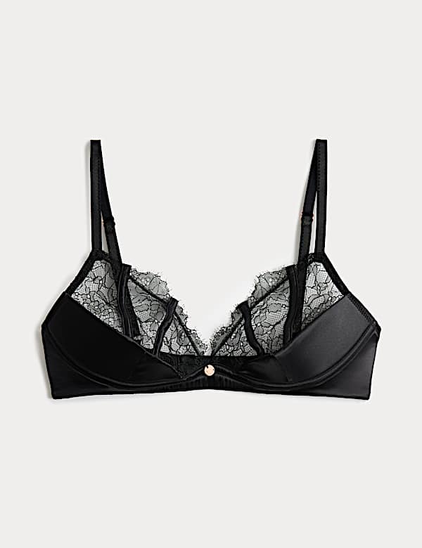 Liana Lace Non Wired Plunge Bra (A-E) - NZ