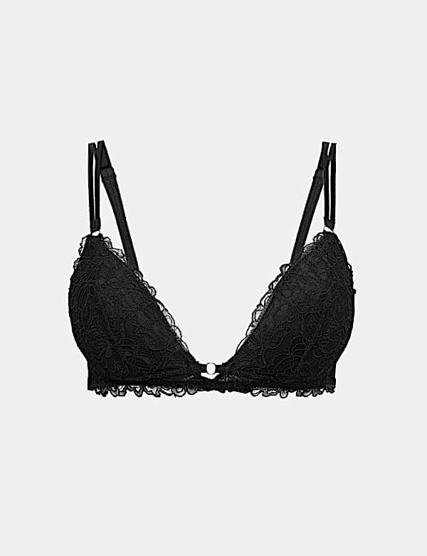 Sabine Lace Non Wired Plunge Bra A-E - RS