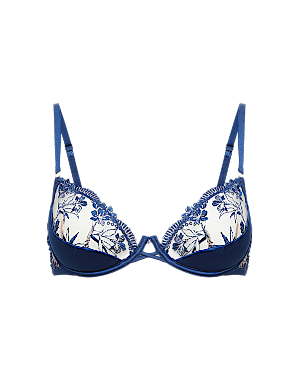 Alessia Embroidery Wired Balcony Bra (A-E)