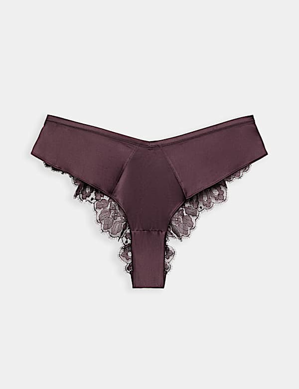 Margot Lace & Satin Frenchie Knickers - CN