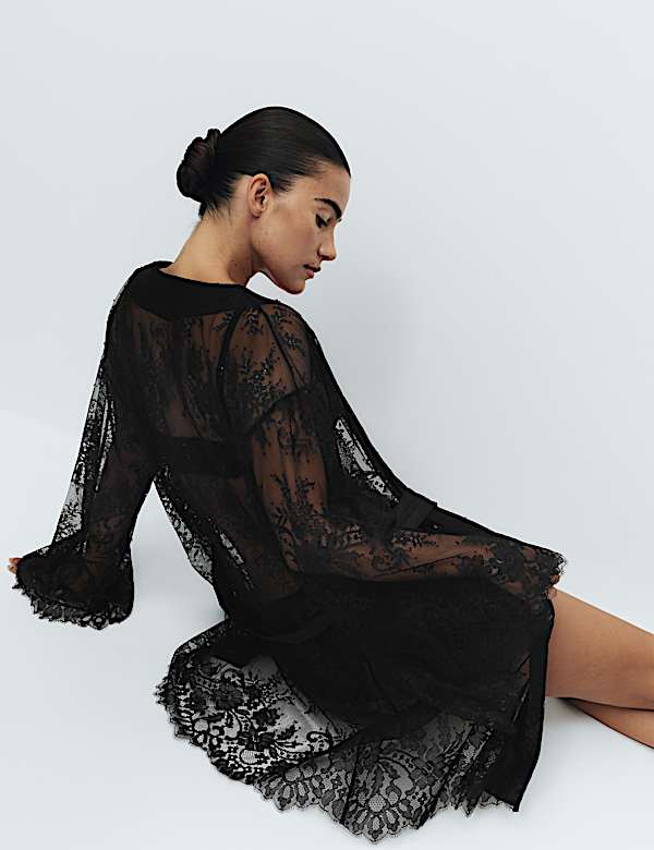 Margot Lace Wide Sleeve Wrap - ID