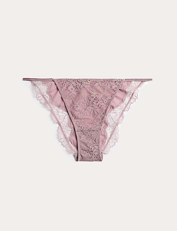 Nolana Lace Tanga Brazilian Knickers - CZ