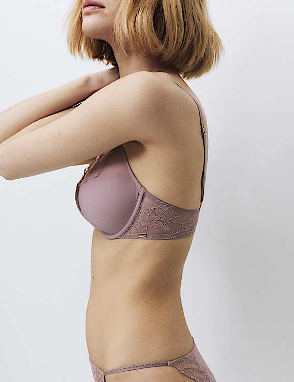 Nolana Lace Wired Plunge Bra - JP