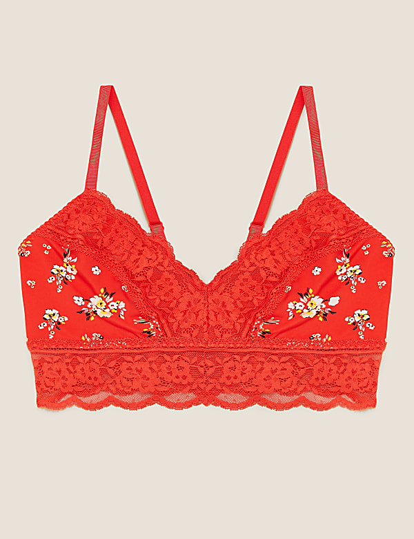 Lace Trim Non Wired Bralette